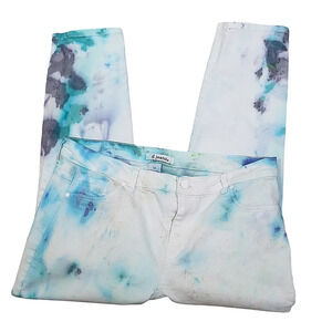 Custom d.jeans Tie Dye Blue Purple Jeans